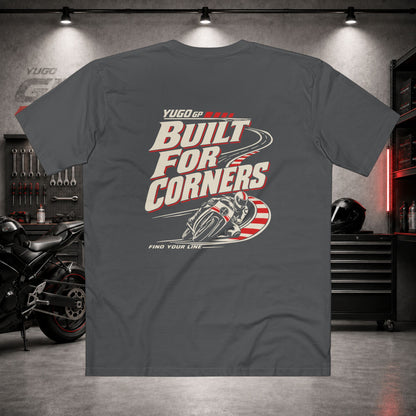 Yugo GP Built for Corners | Back Graphic Tee