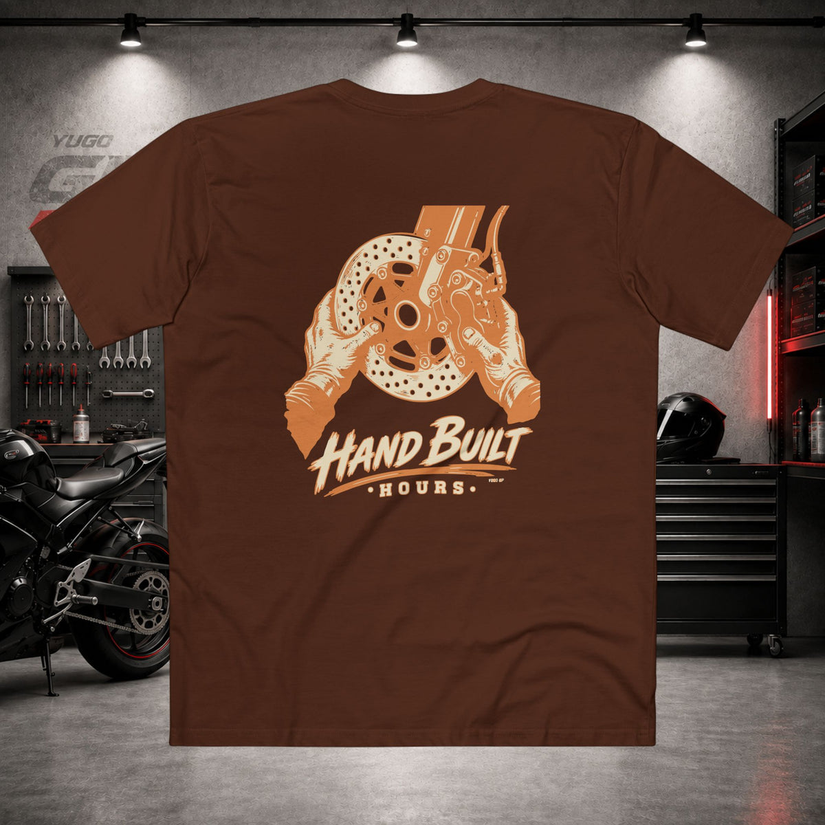 Yugo GP Hand Built Hours | Back Graphic Tee
