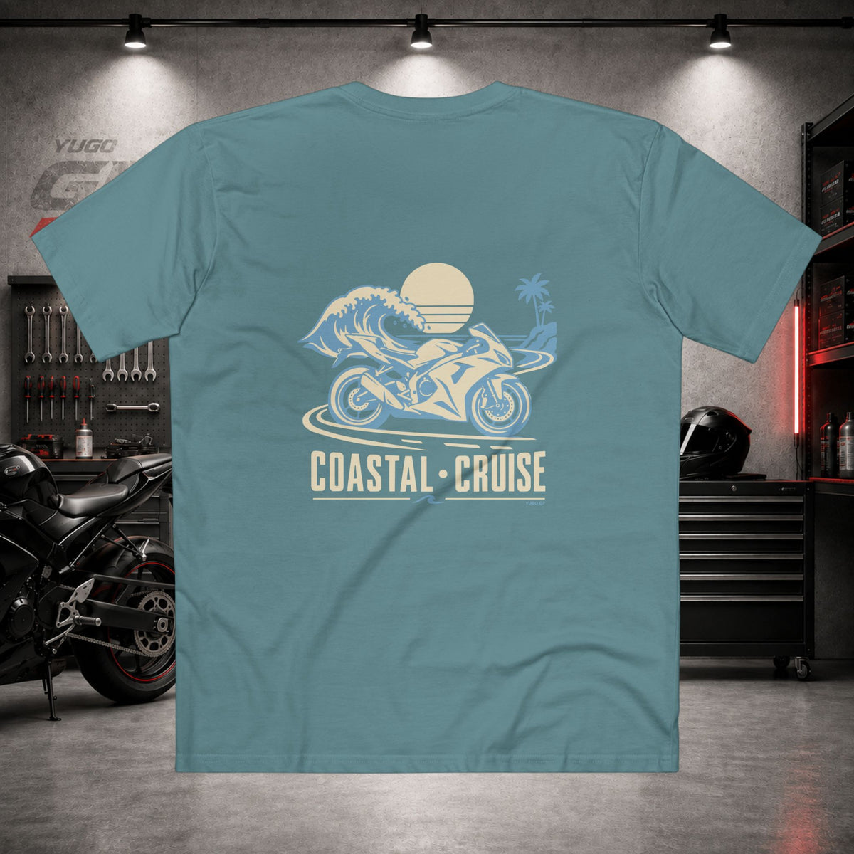 Yugo GP Coastal Cruise | Back Graphic Tee