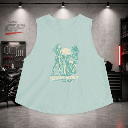 Yugo GP Her Coast Her Pace | Her Crop Tank