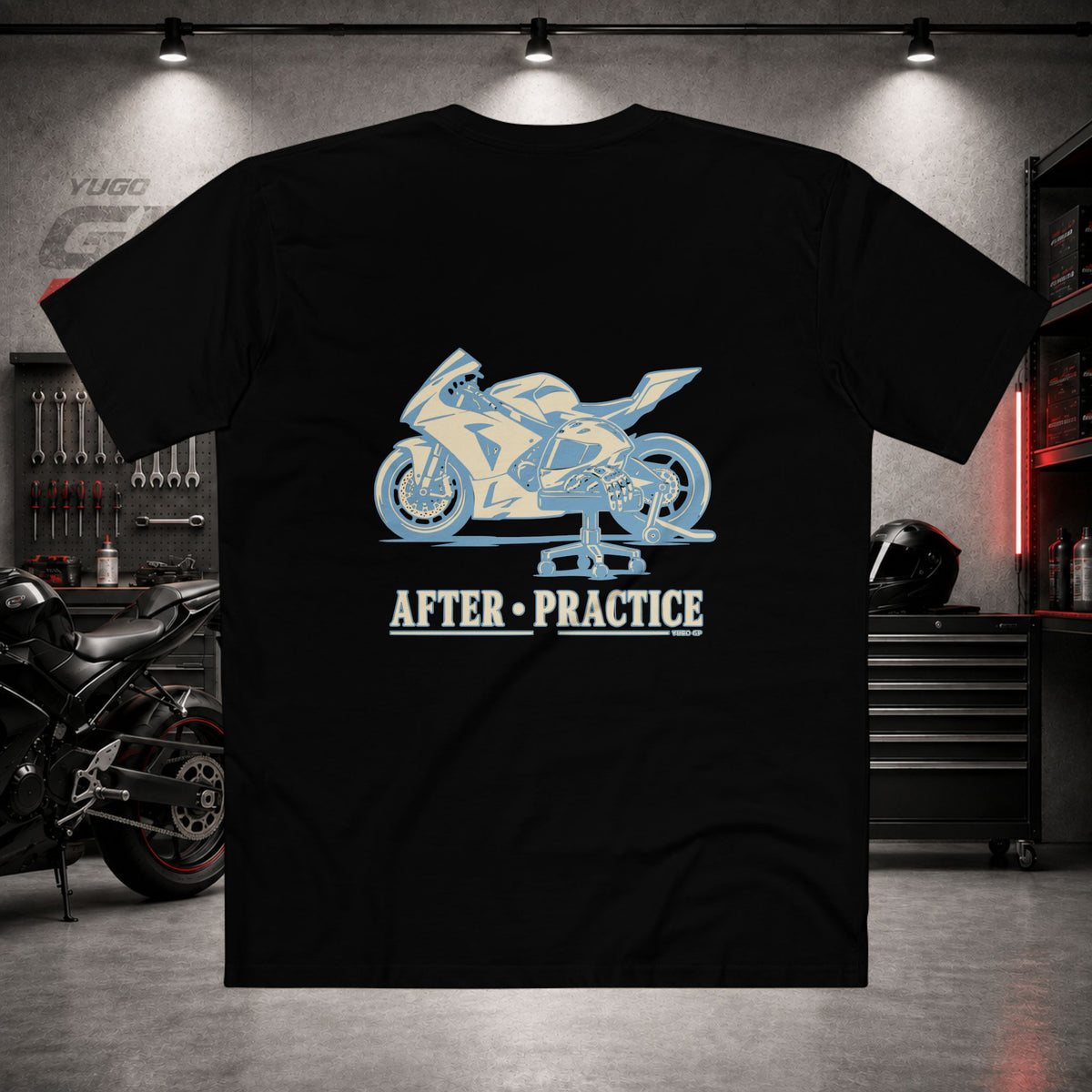 Yugo GP After Practice | Back Graphic Tee