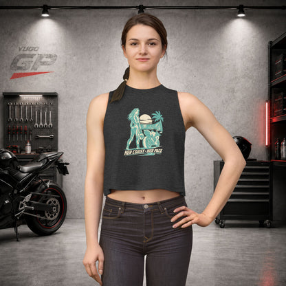 Yugo GP Her Coast Her Pace | Her Crop Tank
