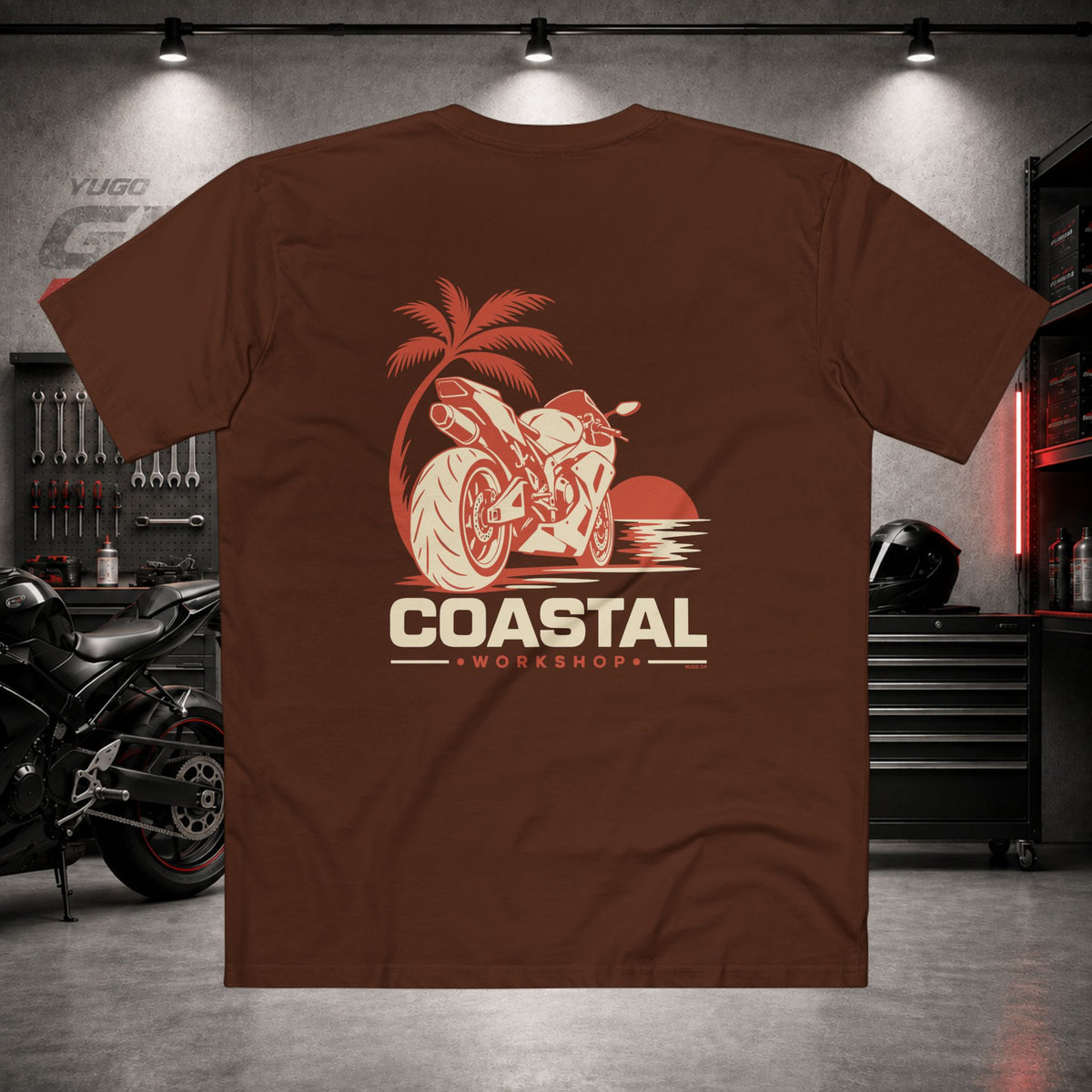 Yugo GP Coastal Workshop | Back Graphic Tee