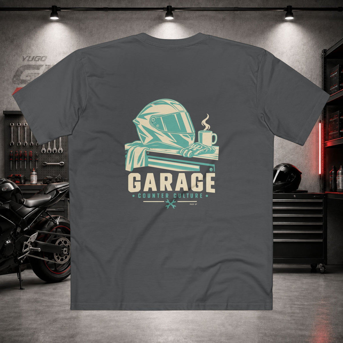 Yugo GP Garage Counter Culture | Back Graphic Tee