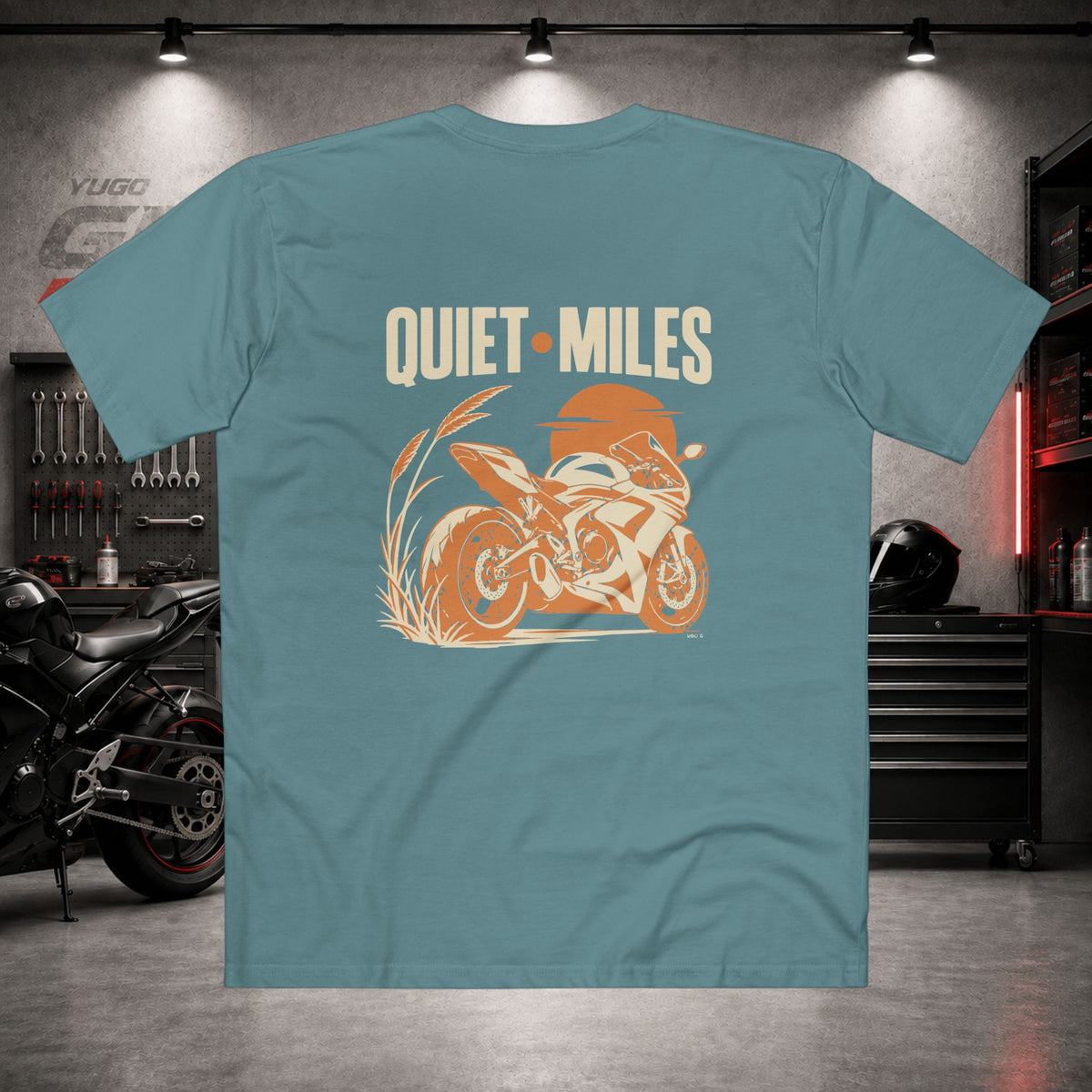 Yugo GP Quiet Miles | Back Graphic Tee