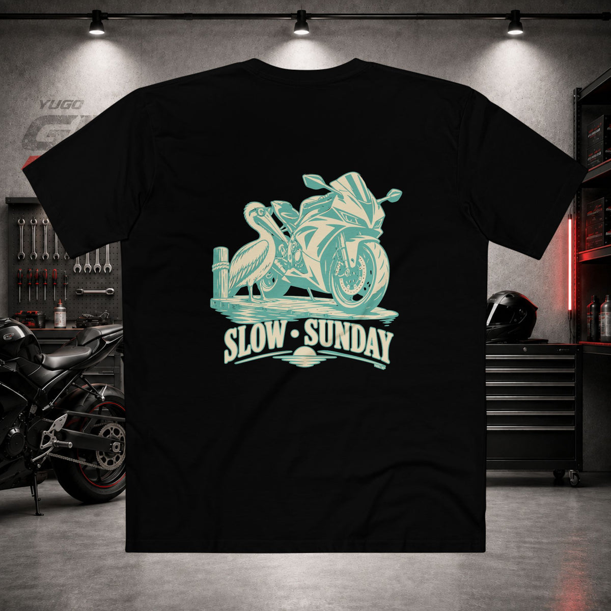 Yugo GP Slow Sunday | Back Graphic Tee
