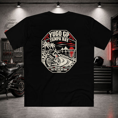 Yugo GP Tampa Bay Skyway Run | Back Graphic Tee