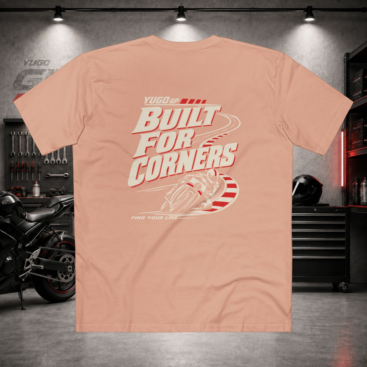 Yugo GP Built for Corners | Back Graphic Tee