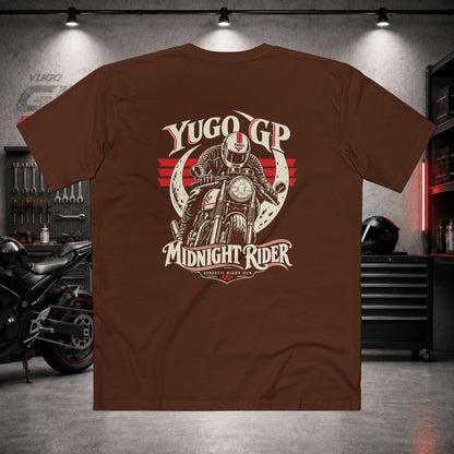 Yugo GP Midnight Rider | Back Graphic Tee