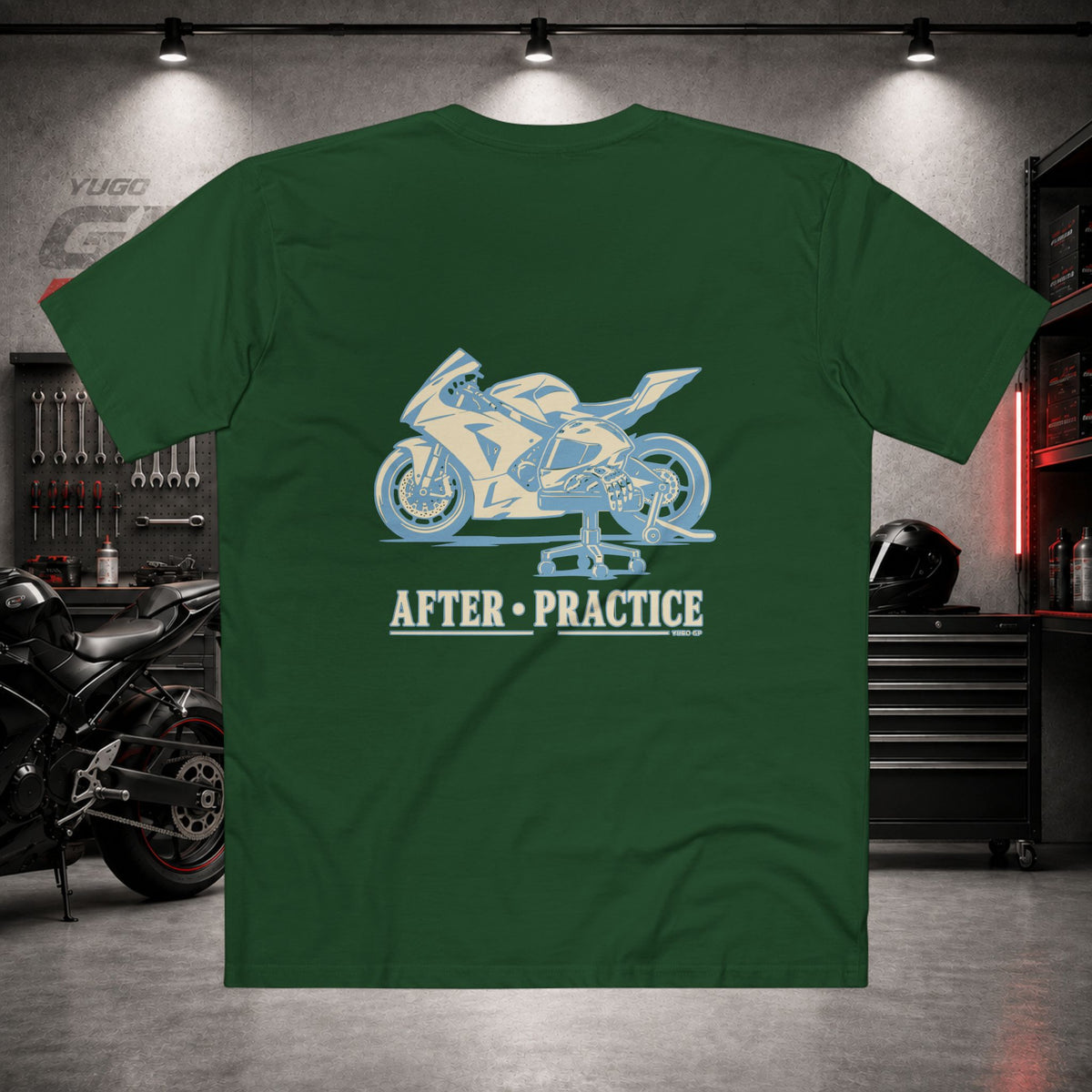 Yugo GP After Practice | Back Graphic Tee