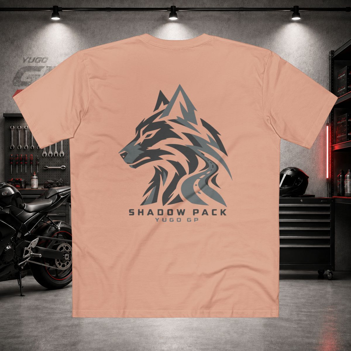 Yugo GP Shadow Pack — Pale Pink — back